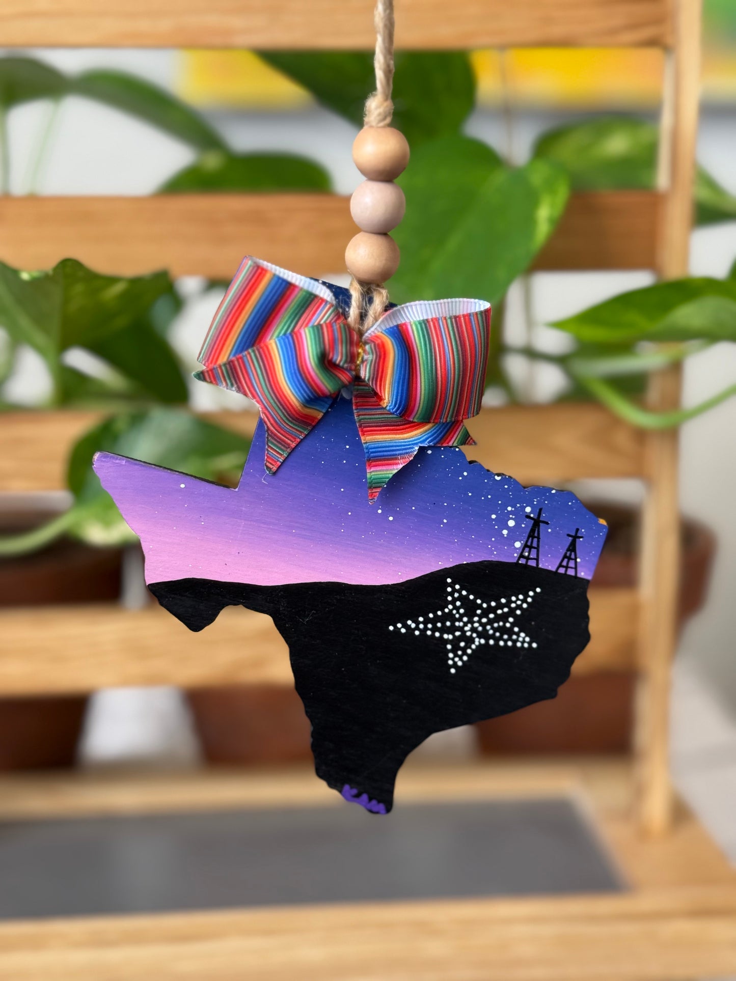 Pink Night Car Ornament