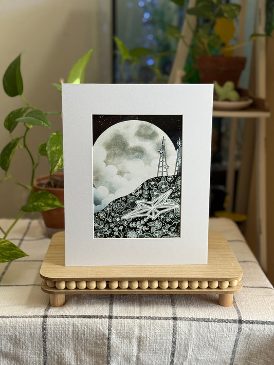 “Nightshade” Matted Photo