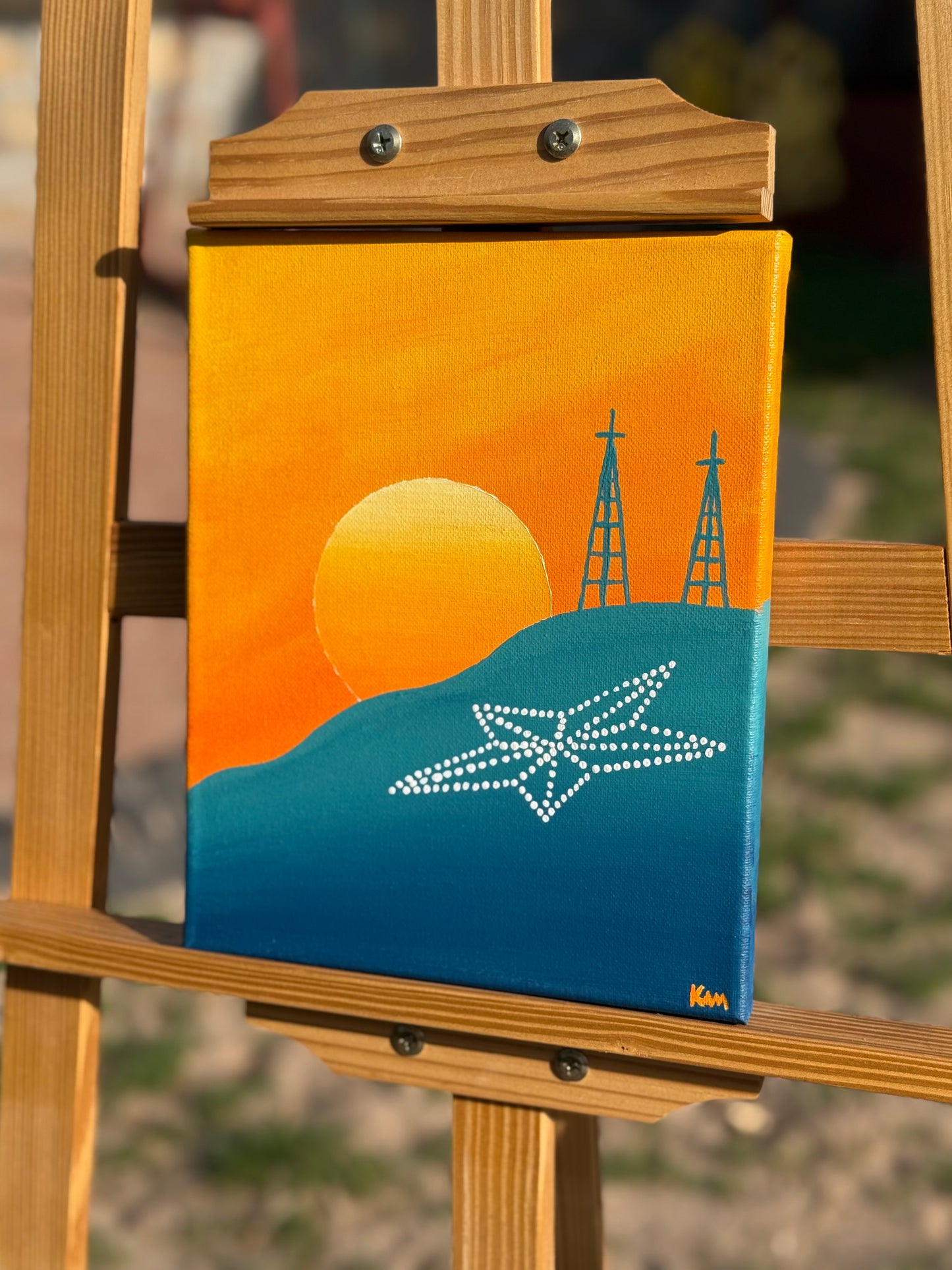 “Golden Blaze” Original Painting