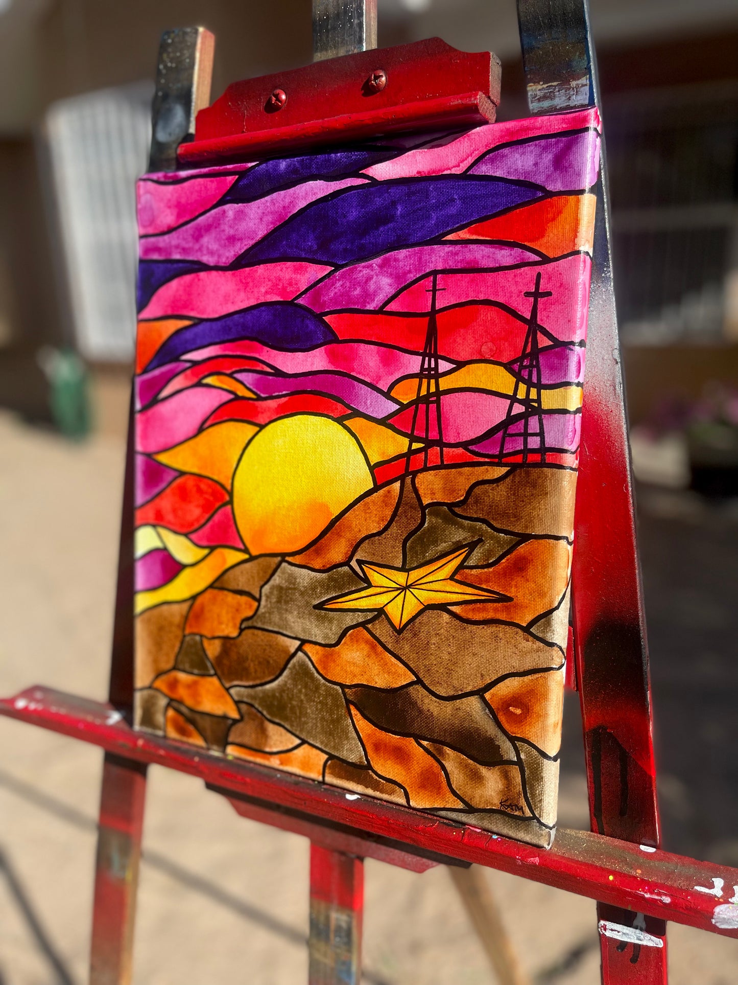 "Eternal Sunset" 5x7 Photo Reproduction