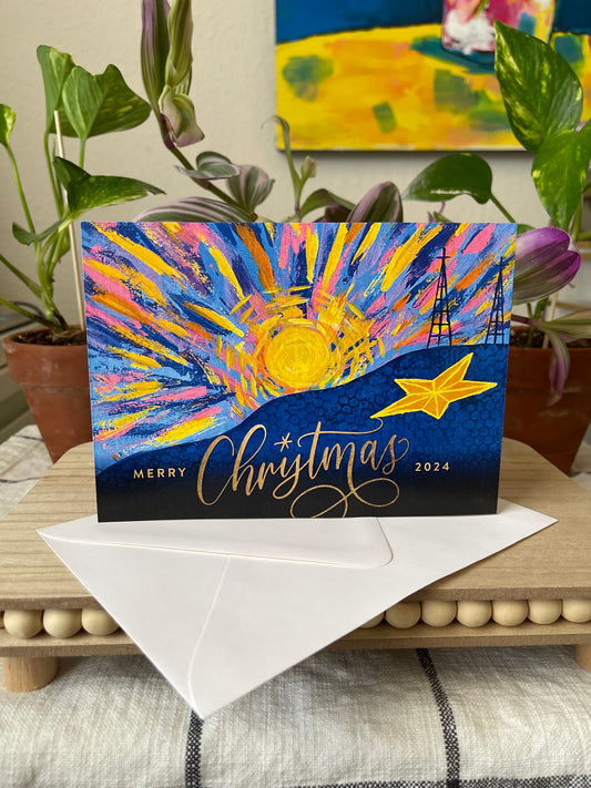 Merry Christmas 2024 Flat Card