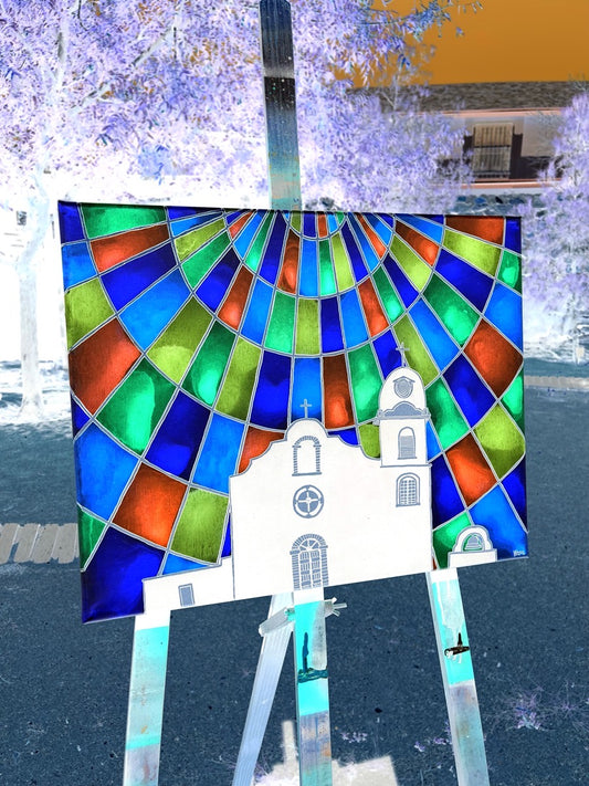 “Ysleta Mission” Matted Photo