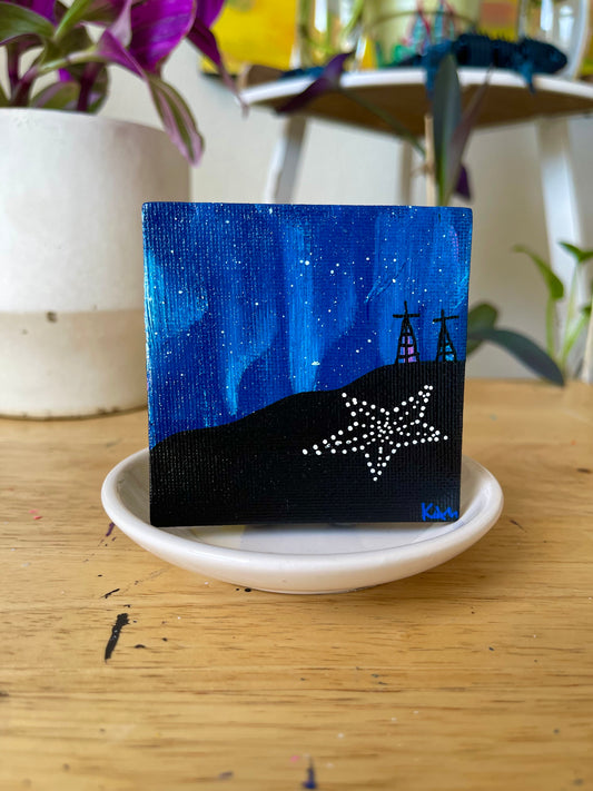 Blue Northern Lights Magnet