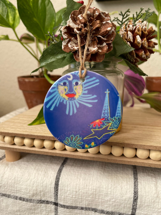 Misprint “Talavera” Porcelain Ornament