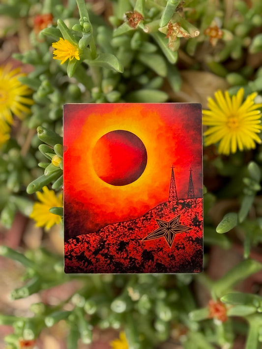 “Black Hole Sun” Holographic Vinyl Sticker