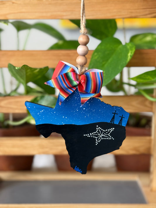 Blue Night Car Ornament