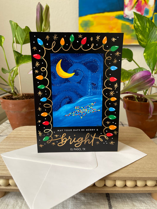 Merry & Bright Flat Card