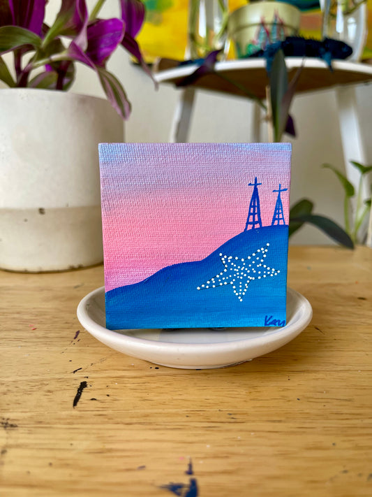 “Seabreeze” Square Magnet