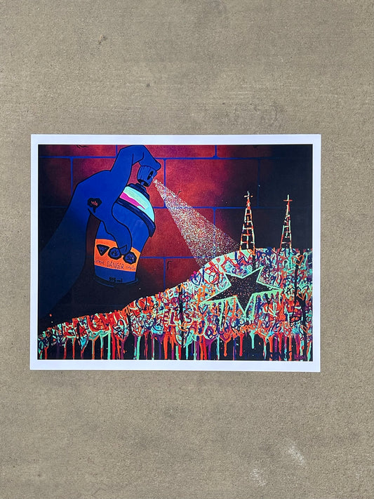 “Sun City Drip” Night Print
