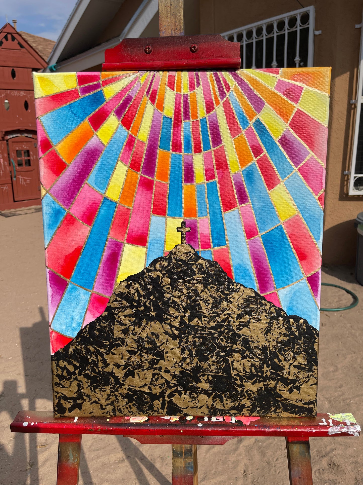 “Mt Cristo Rey Cathedral Glass”