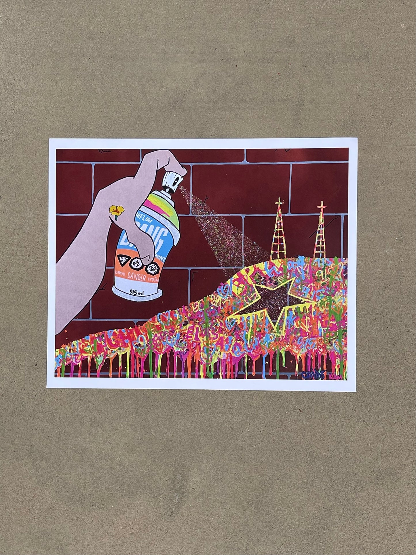 “Sun City Drip” Day Print