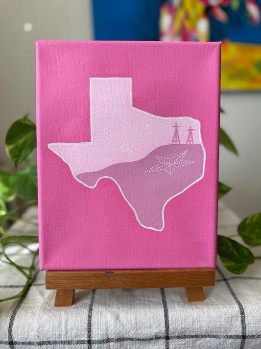 Pink Pop of Color Texas