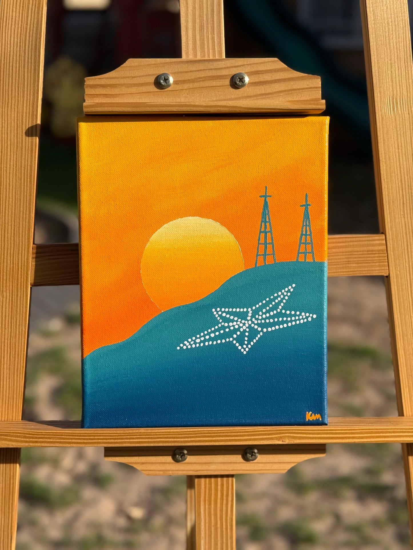 “Golden Blaze” Original Painting