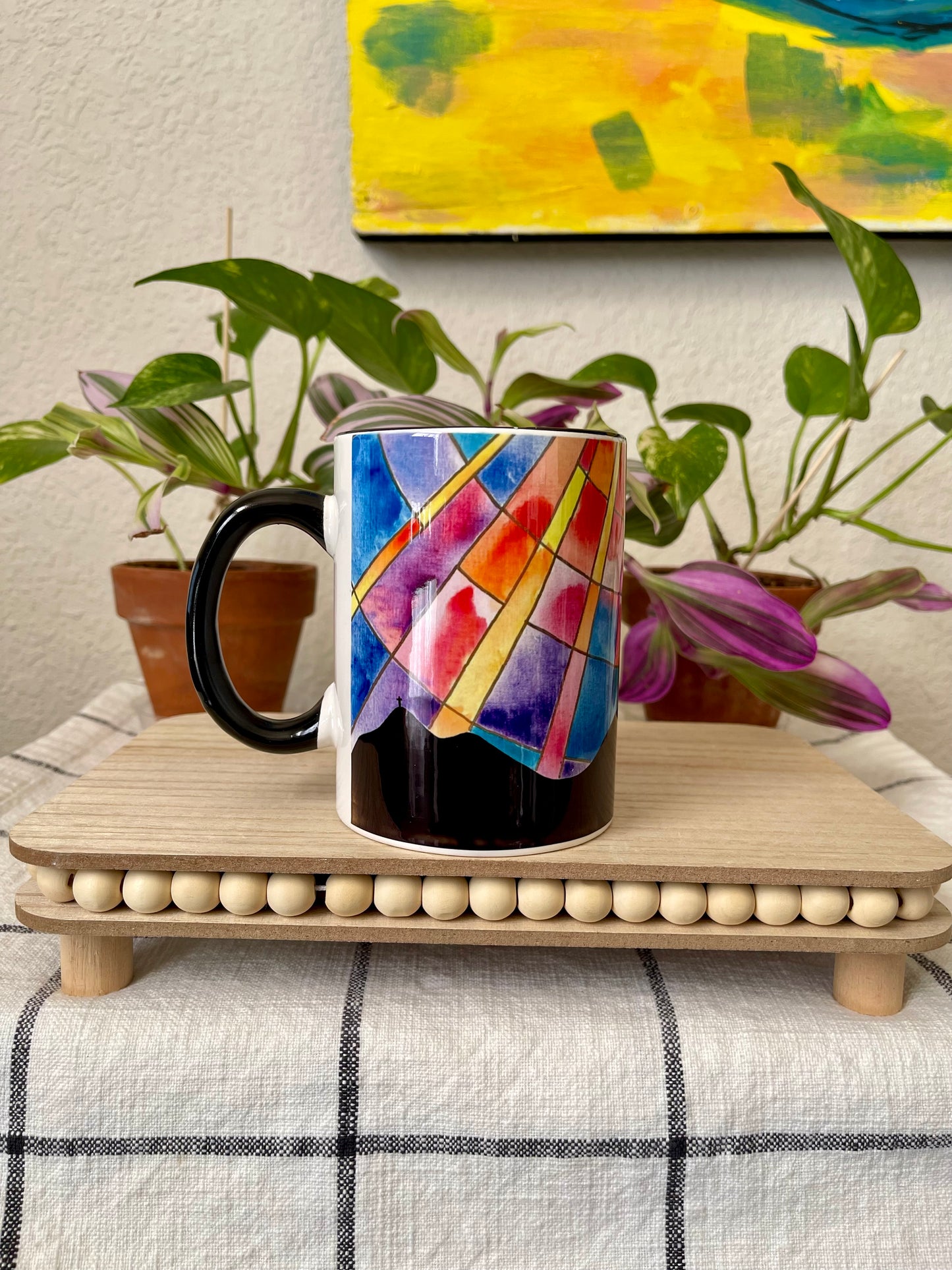 “Cathedral Glass” 15oz Ceramic Mug