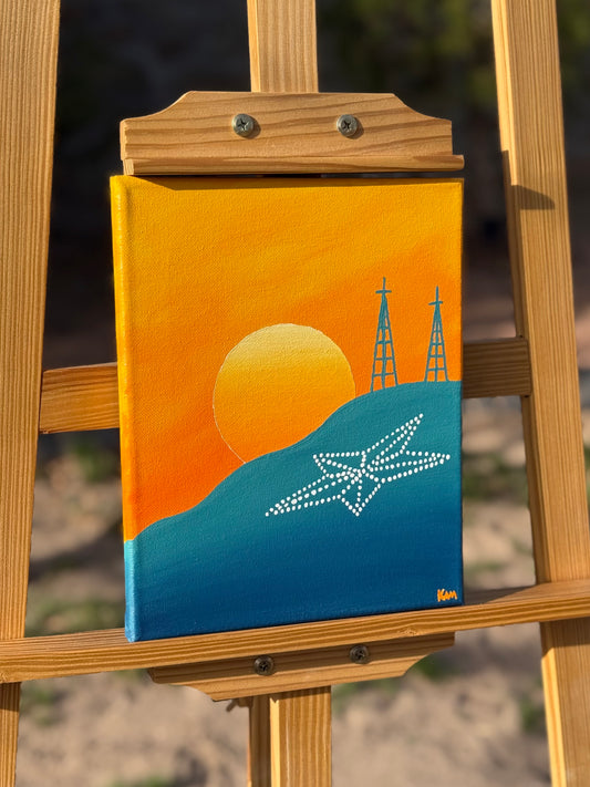 “Golden Blaze” Original Painting