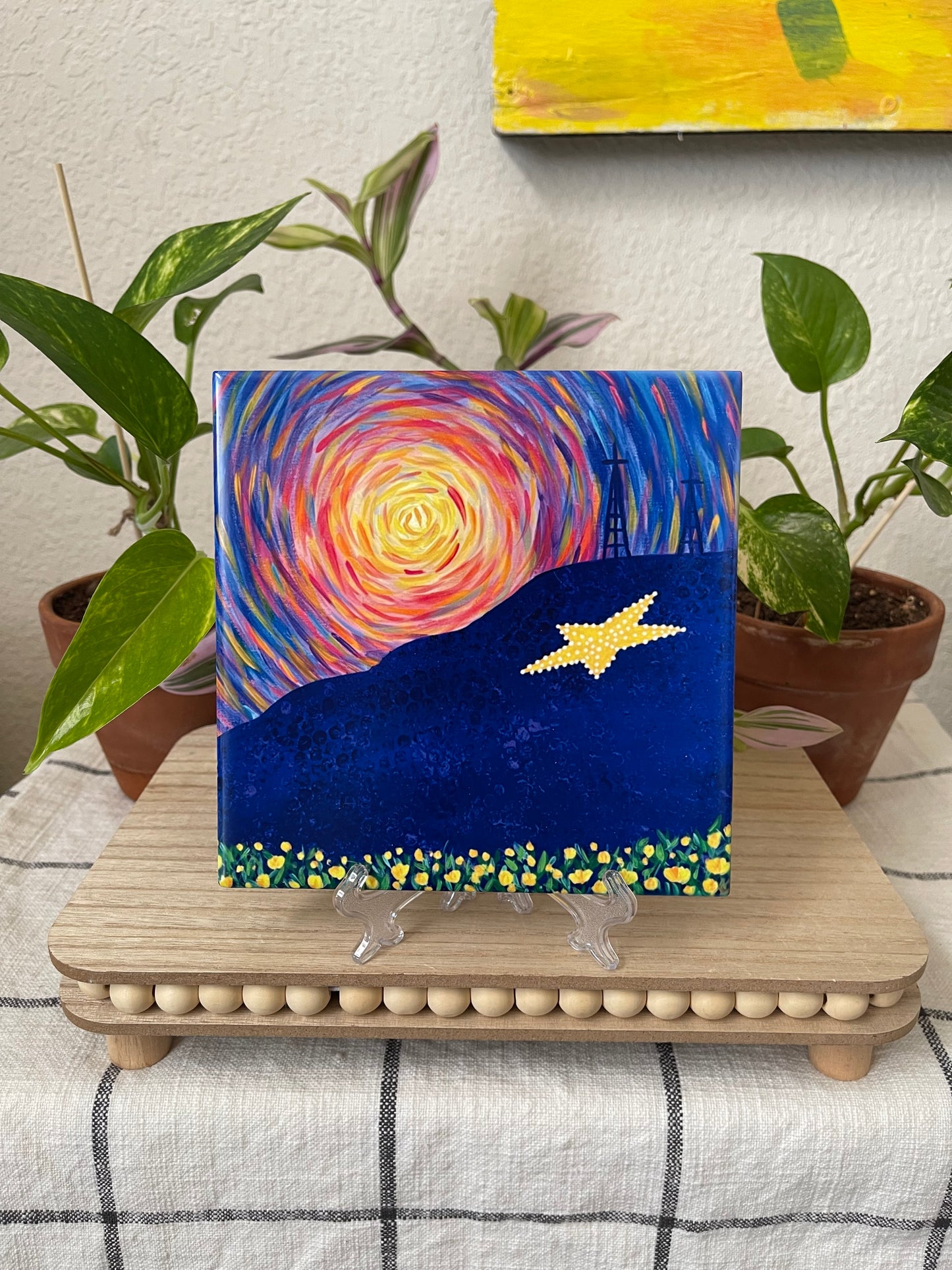 “Halo” Ceramic Tile Art