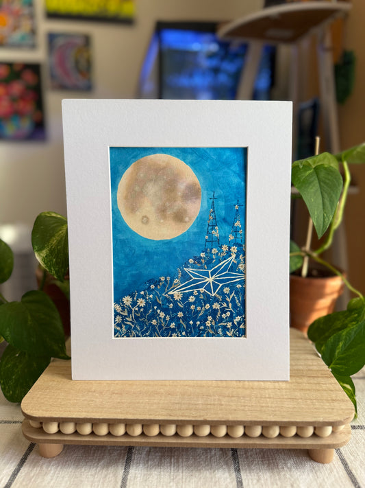“Beneath the Still Moon” Matted Photo