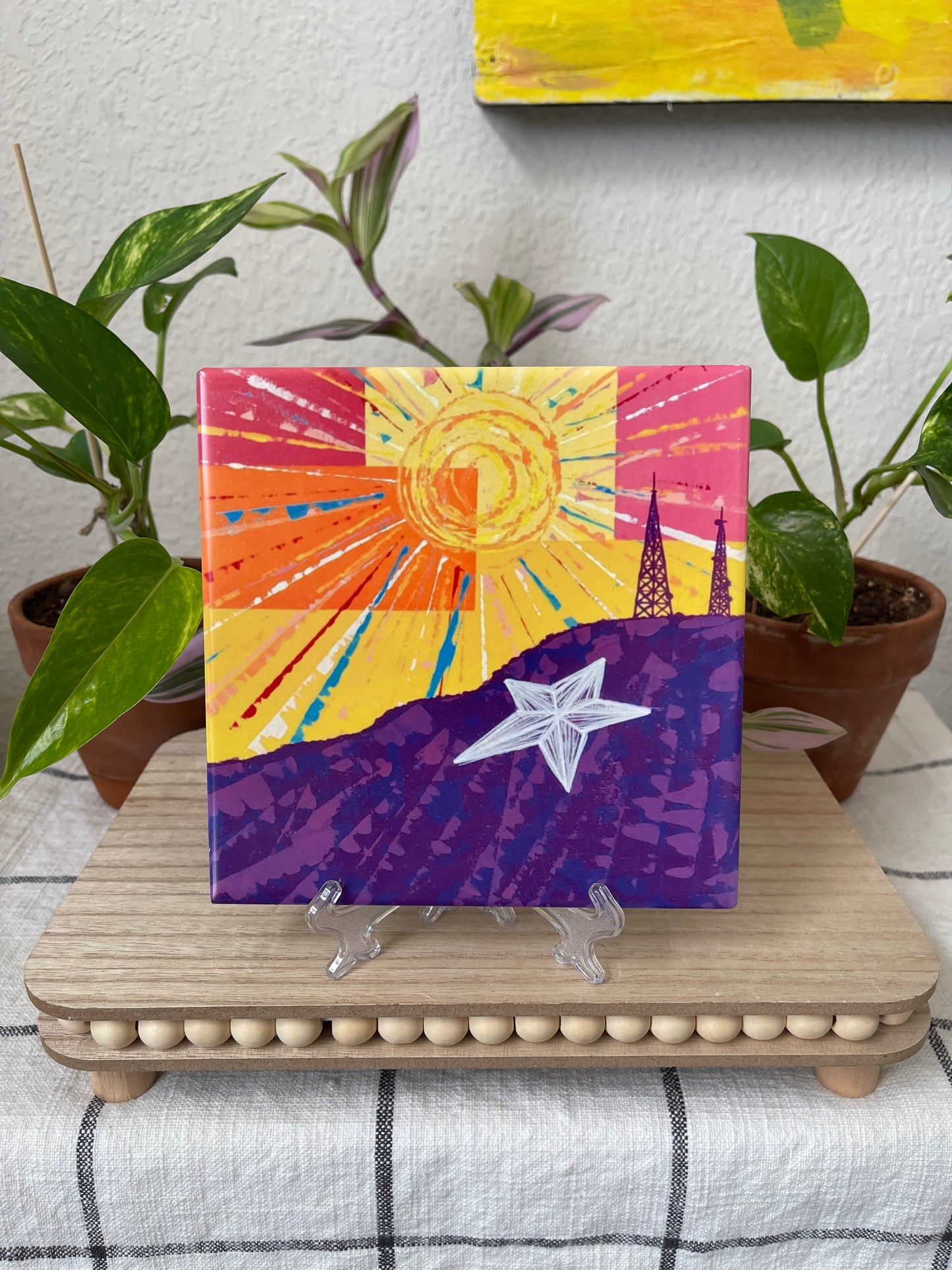 “Suncity” Ceramic Tile Art