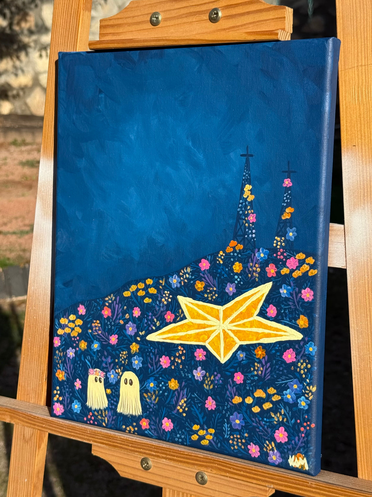 “Starlit Spirits” 11x14 Original Painting