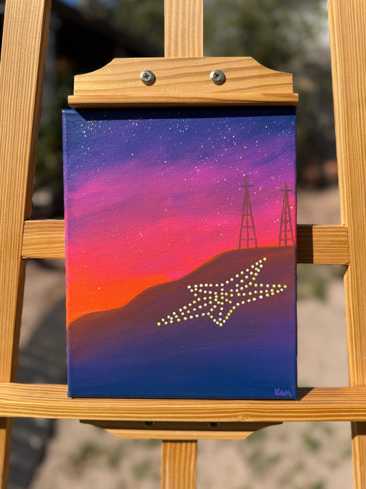 “When the Desert Glows” Original Painting