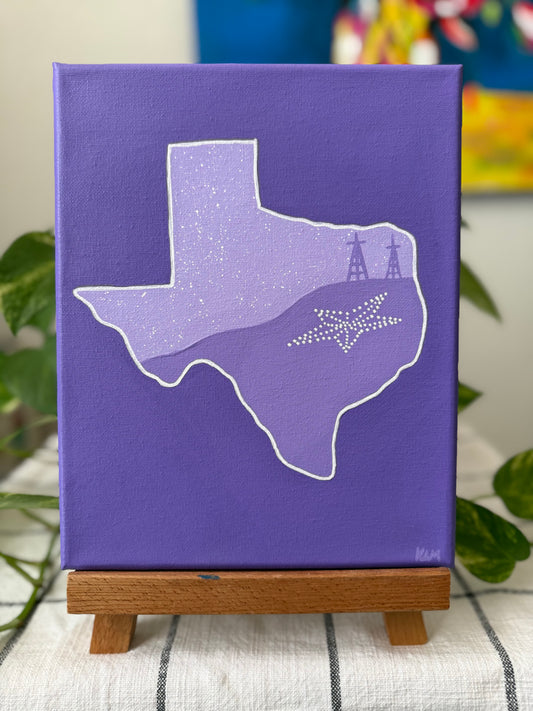 Purple Pop of Color Texas