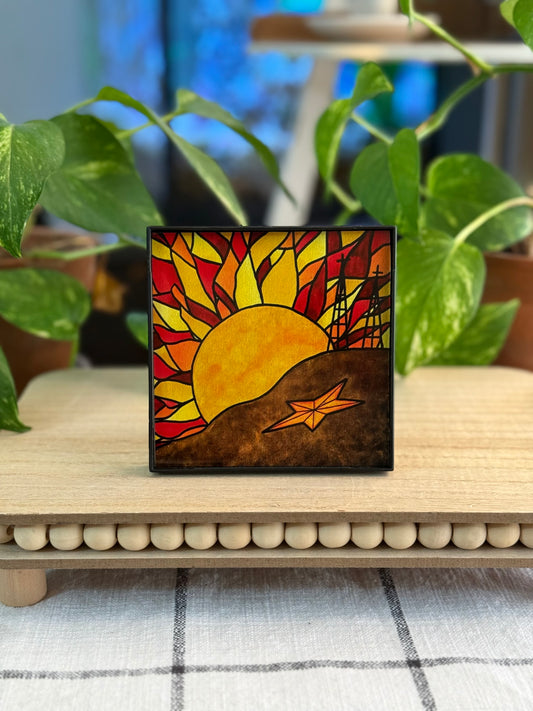 “Sunflare” Framed Photo Reproduction