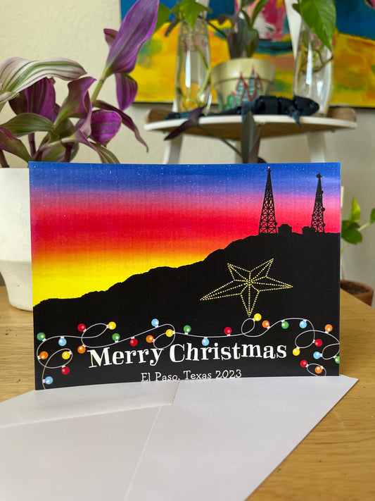 2023 Christmas Lights Flat Cards