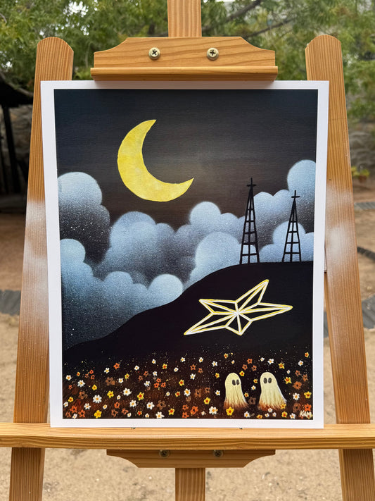 “Where the Boos Bloom” Print