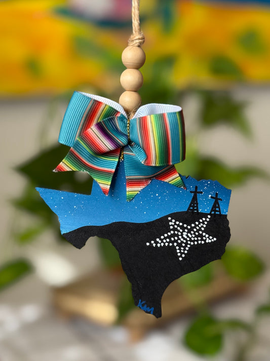 Blue Night Car Ornament