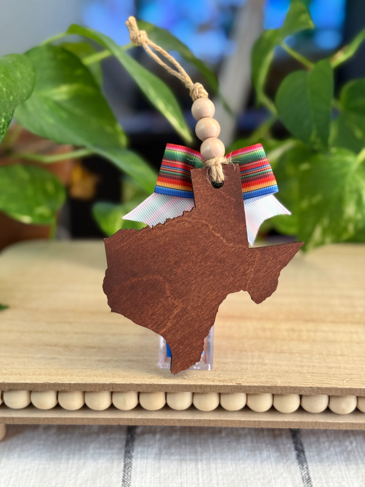 El Paso Sunset “Mi Cultura” Texas Wood Ornament