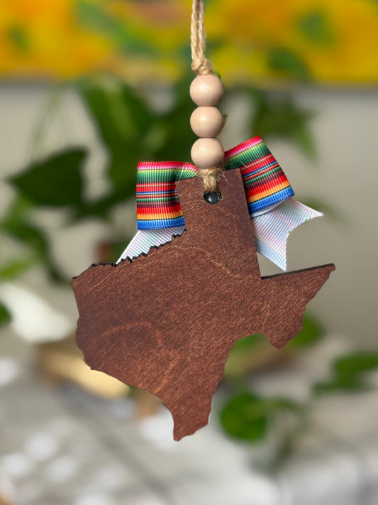 El Paso Sunset Car Ornament