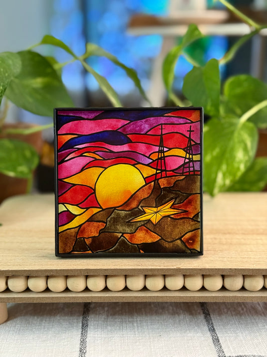 “Eternal Sunset” Framed Photo Reproduction
