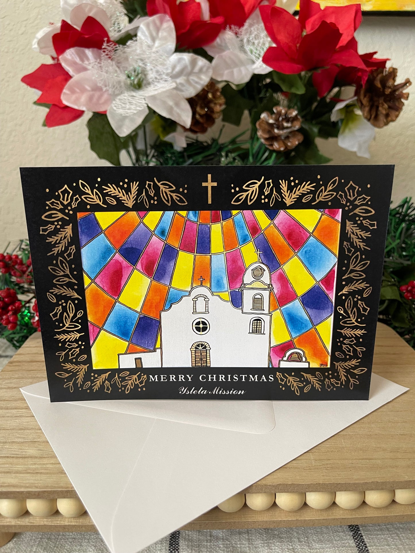 Ysleta Mission Christmas Flat Card