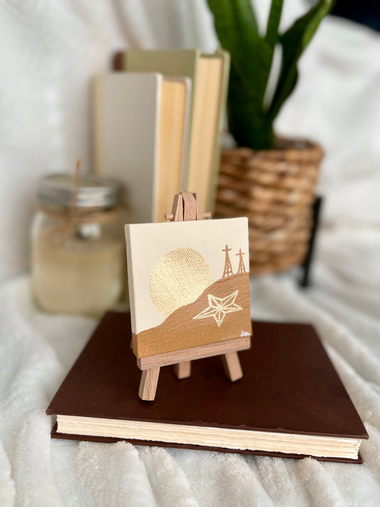 Boho Sun Mini Painting
